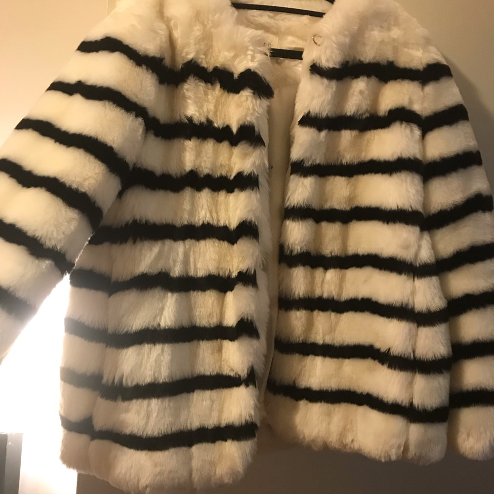 GAP oversized fur coat